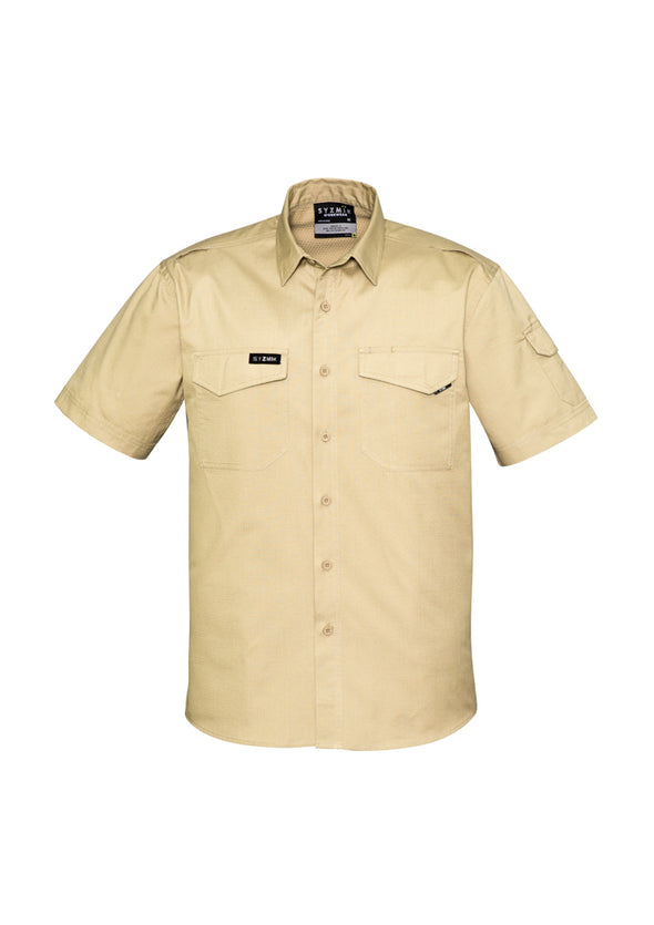 Mens Rugged Cooling S/S Shirt - Embroidery Included (Minimum 12 Shirts)